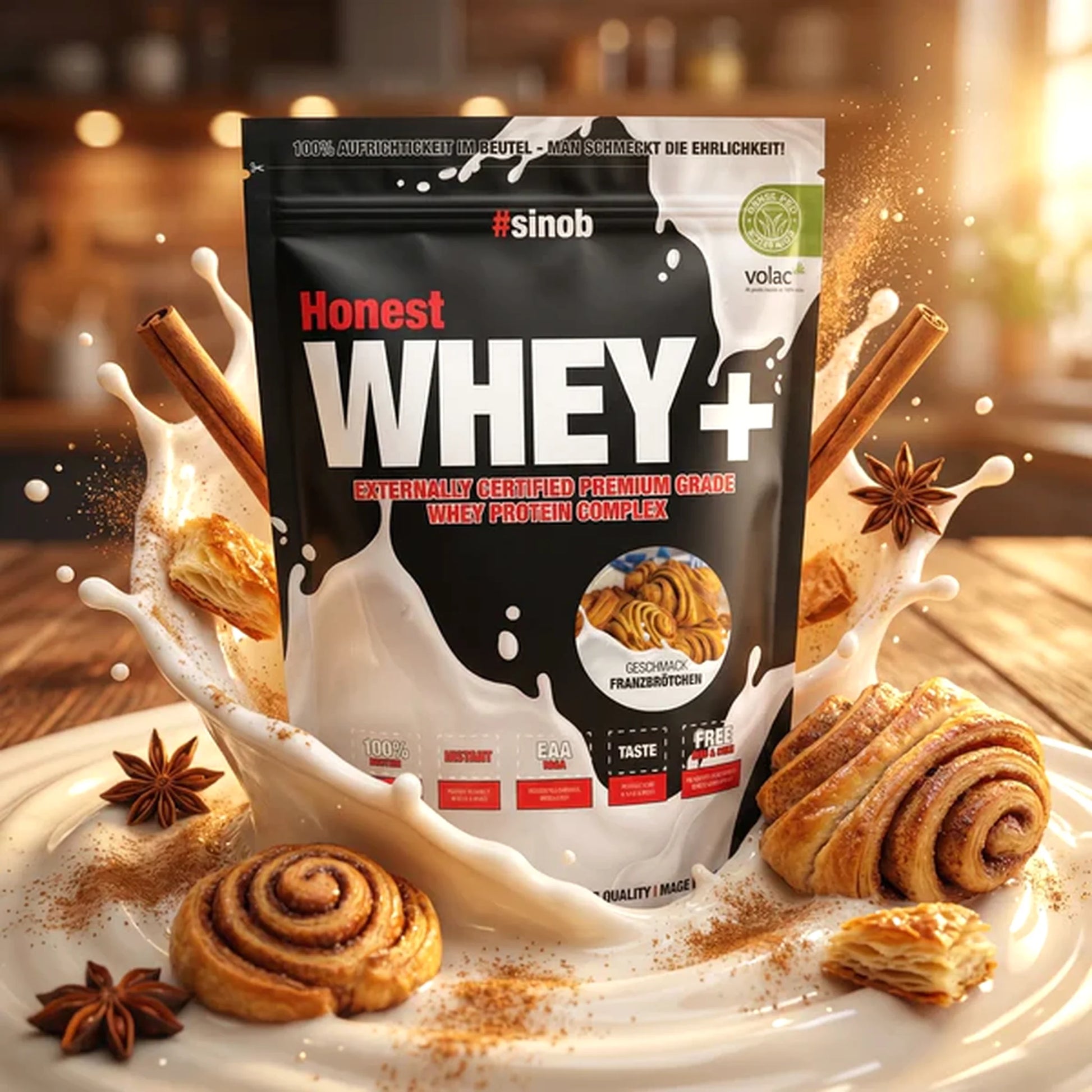Sinob Honest Whey 820g - SHOPOUTLET24. Der Protein und Supplement Dealer