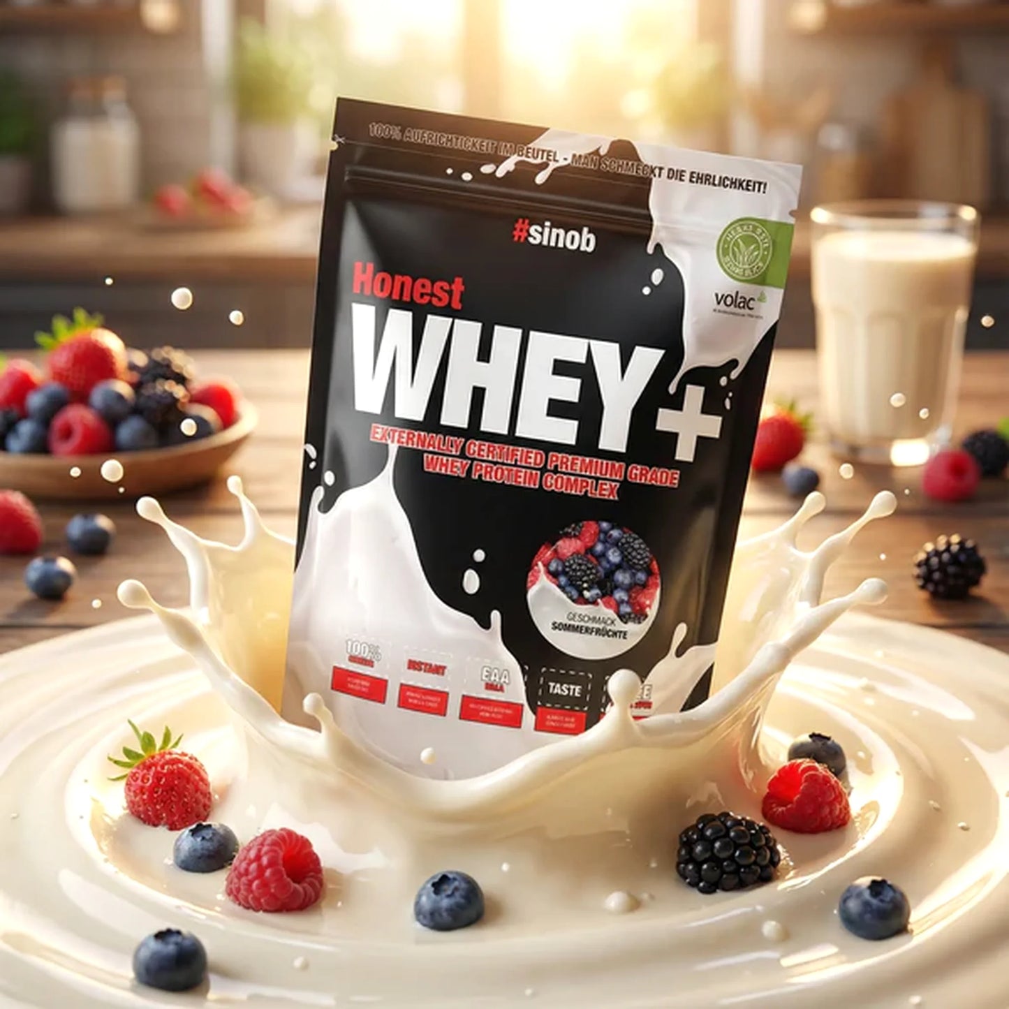 Sinob Honest Whey 820g - SHOPOUTLET24. Der Protein und Supplement Dealer