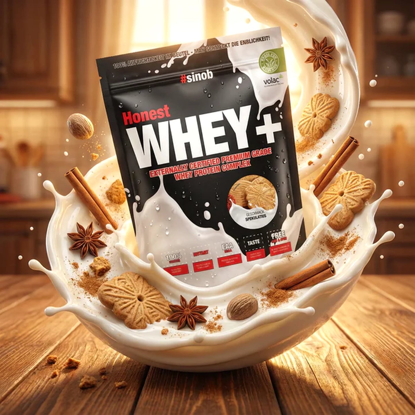 Sinob Honest Whey 820g - SHOPOUTLET24. Der Protein und Supplement Dealer