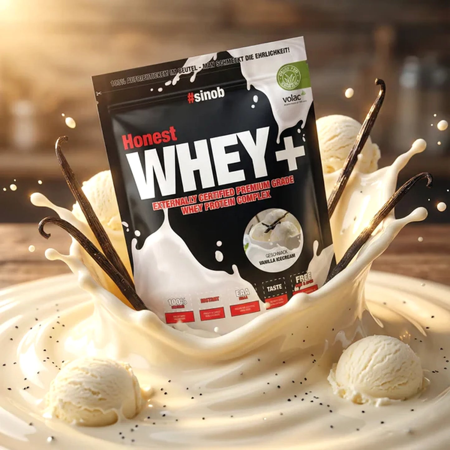 Sinob Honest Whey 820g - SHOPOUTLET24. Der Protein und Supplement Dealer