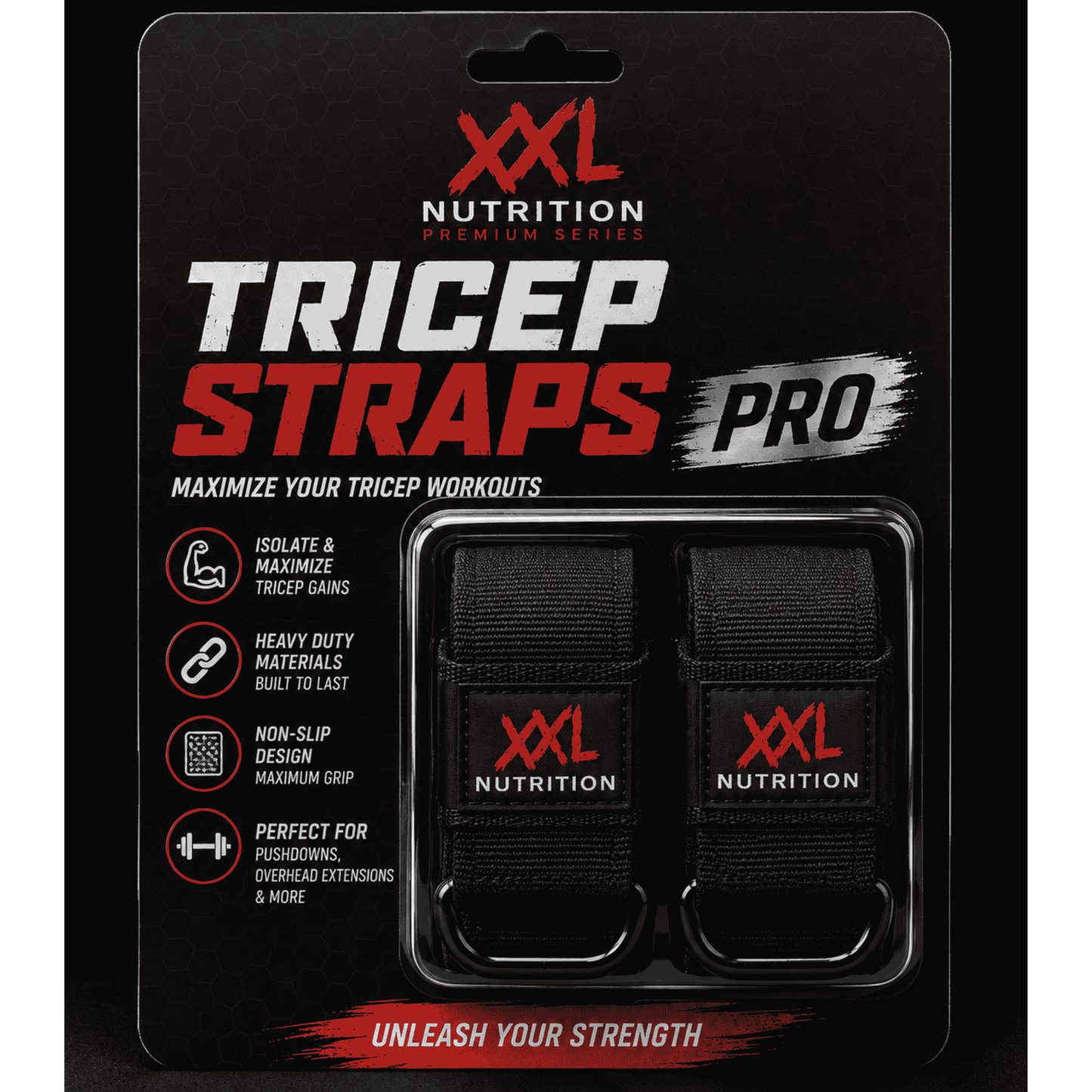 XXL Nutrition Tricep Straps Pro