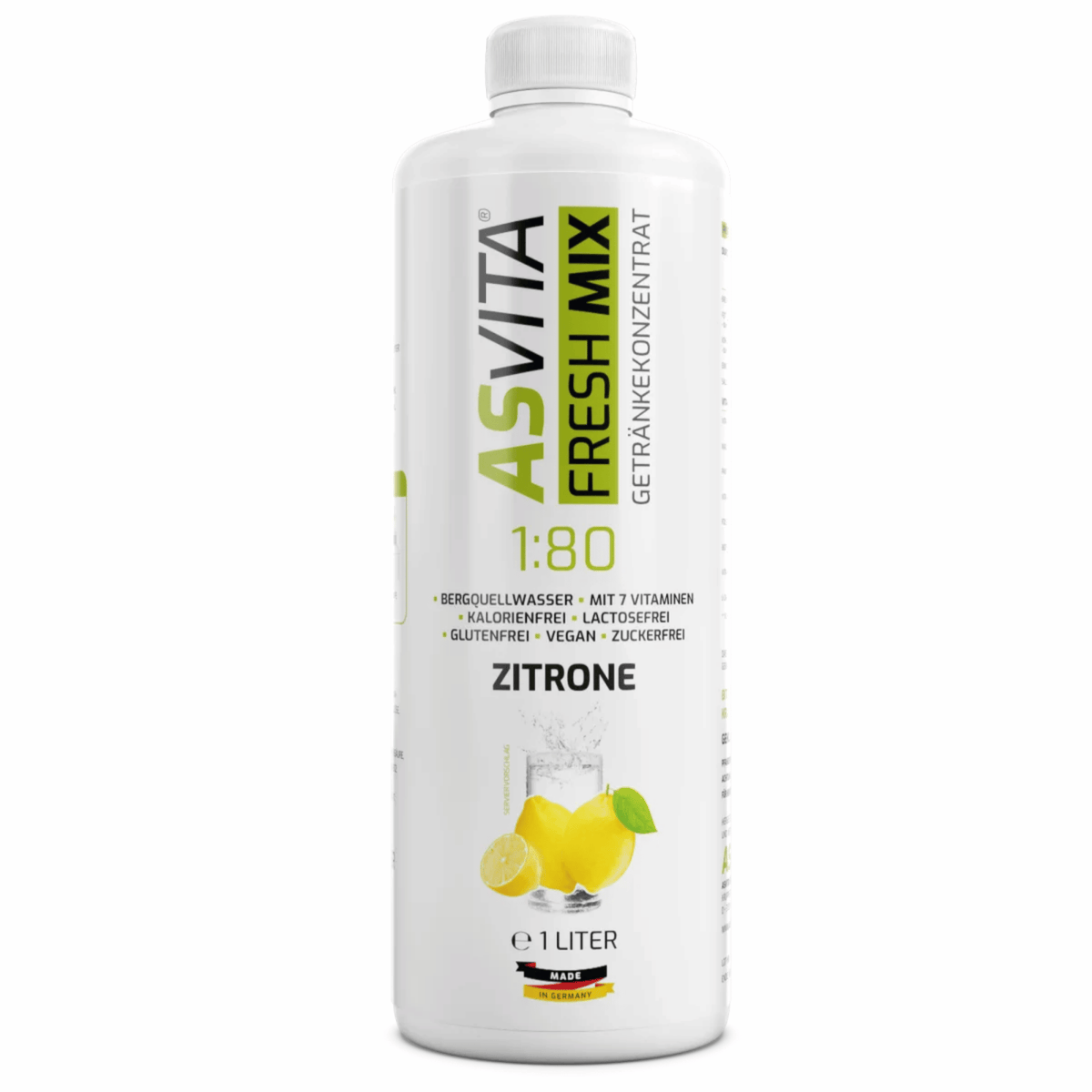 ASVita Fresh Mix Mineralgetränk 1/80 - 1L - SHOPOUTLET24. Der Protein und Supplement Dealer